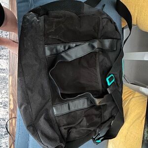 Avia Black and Teal Women's Gym bag